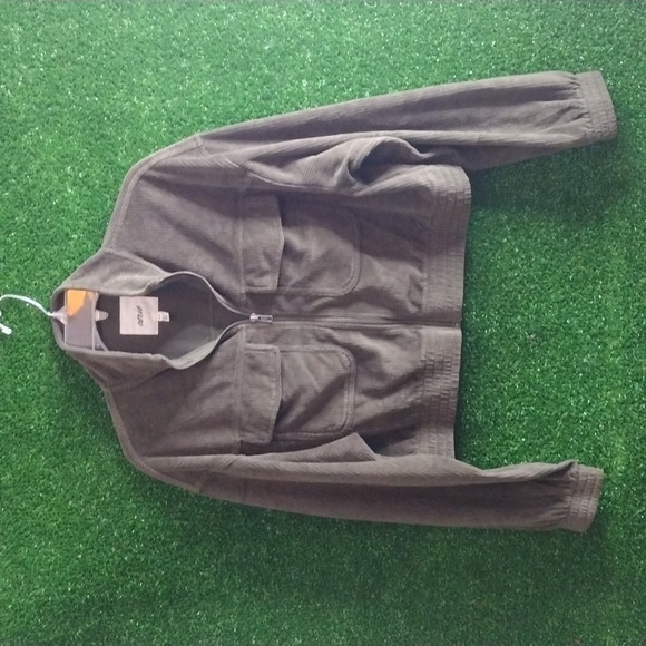 Aerie cropped  jacket ribbed jacket - Picture 3 of 5